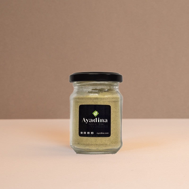 Gingembre en poudre Ayadina, épice exotique finement moulue pour marinades et cuisine