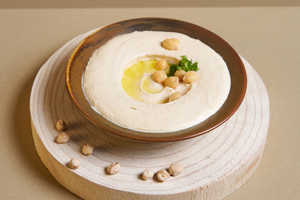 Houmous libanais traditionnel Wady, texture crémeuse en bocal