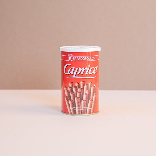 Gaufrettes cigares Caprice 115g fourrées noisette cacao, format nomade épicerie fine