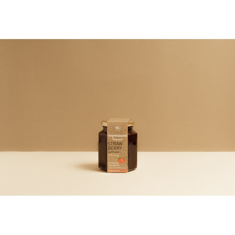 Confiture de fraise Mymoune 350g, artisanale libanaise aux fraises gorgées de soleil