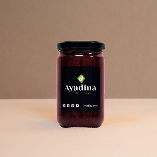 Confiture de fraise Ayadina 340g, artisanale libanaise fondante aux fruits mûrs