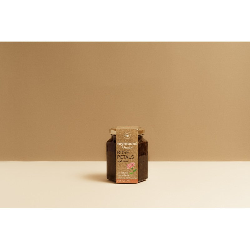Confiture de rose Mymoune 350g, recette artisanale libanaise aux pétales de rose