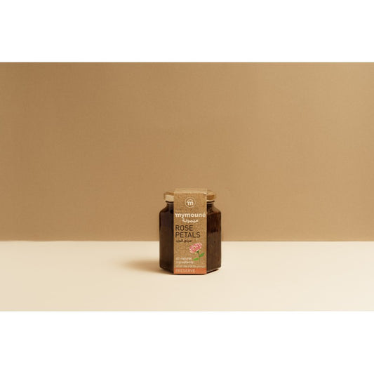 Confiture de rose Mymoune 350g, recette artisanale libanaise aux pétales de rose