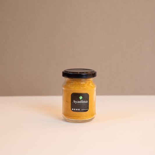 Curcuma en poudre Ayadina, épice dorée aromatique pour cuisine libanaise et orientale