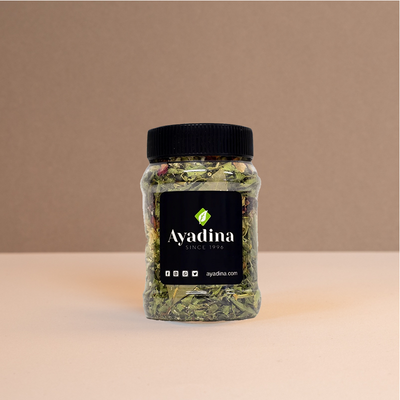 Mélange Zhourat Ayadina 60g, infusion d'herbes libanaises authentiques pour thé oriental