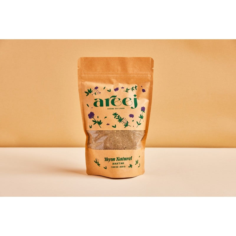 Zaatar thym naturel Areej 200g, mélange d'épices libanaises thym sumac et sésame